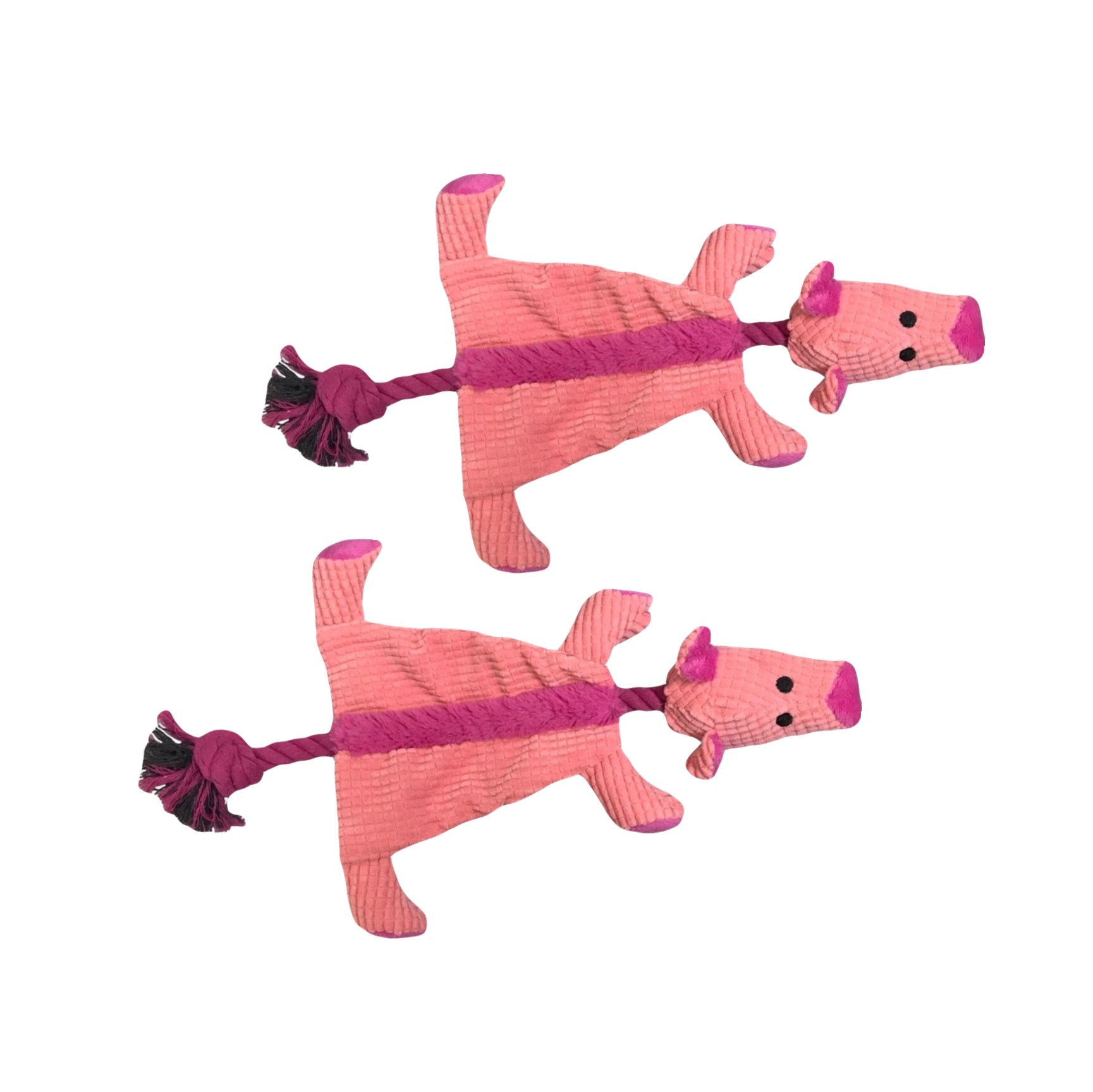Raggy Crinkle Pig By Good Boy - Pack of 2