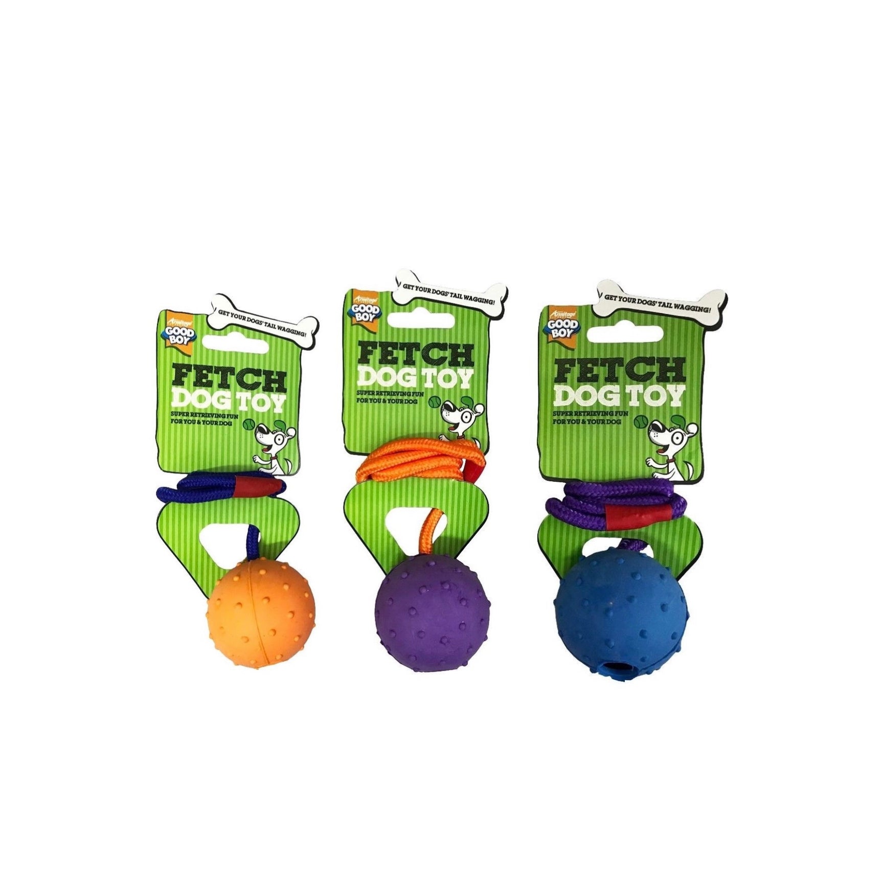 Fetch Dog Toy By Good Boy - Pack of 3