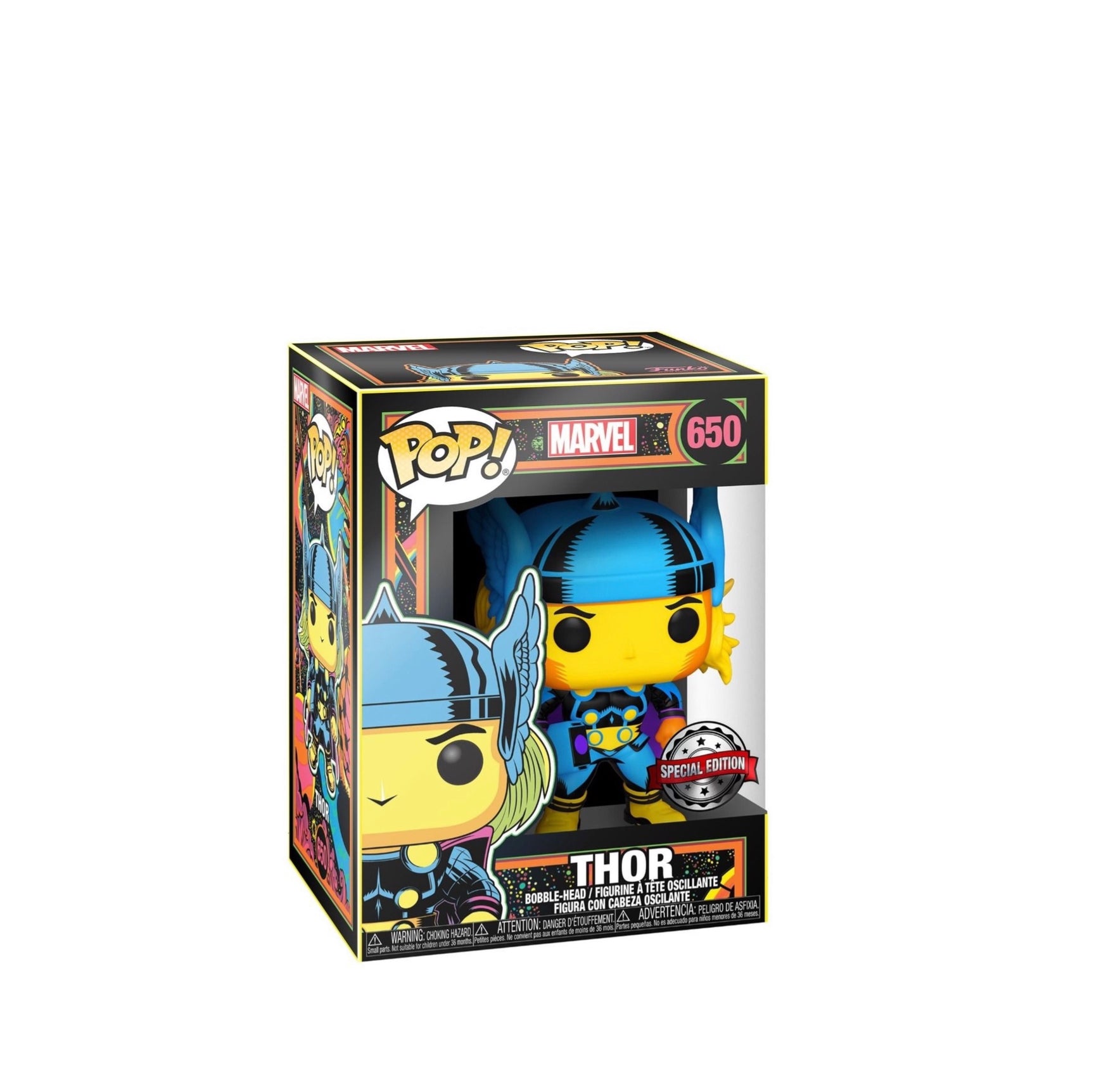 Pop! Marvel Vinyl Black Light- Thor