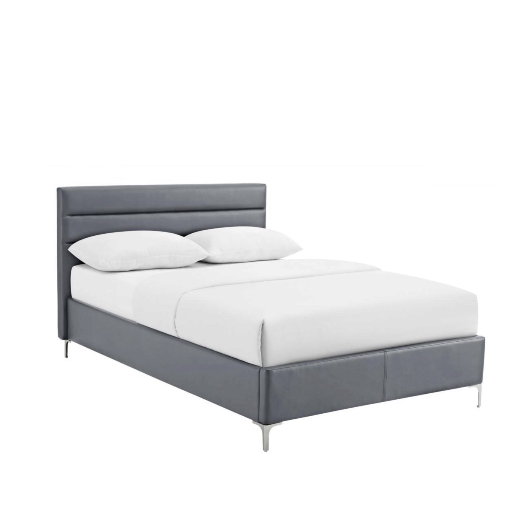 Arco PU Single Bed Grey