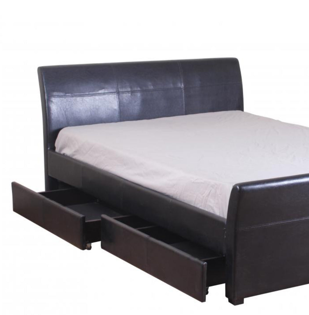 Viva 4 Drawer PVC King Size Bed