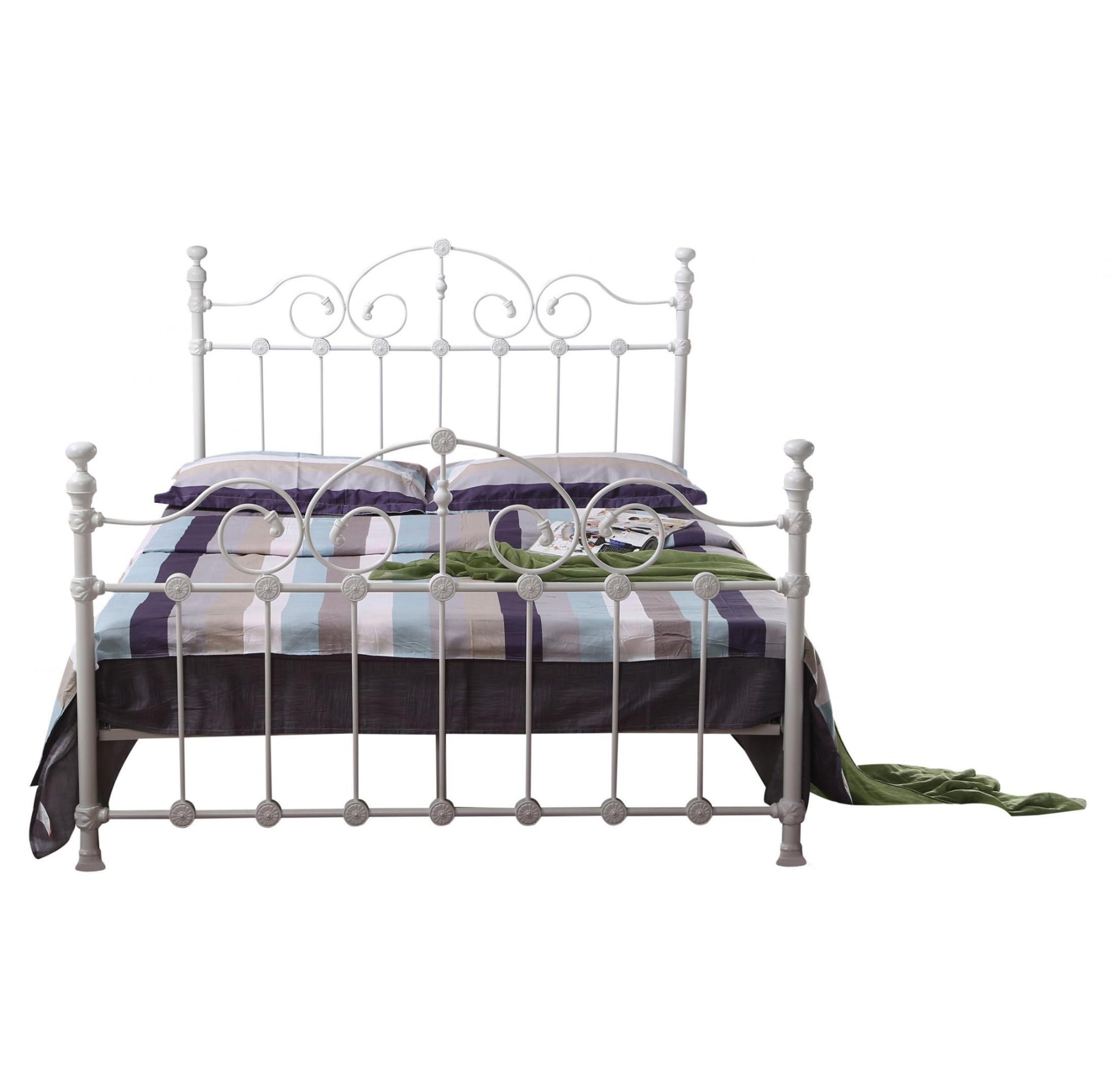 Inglewood King Size Bed White