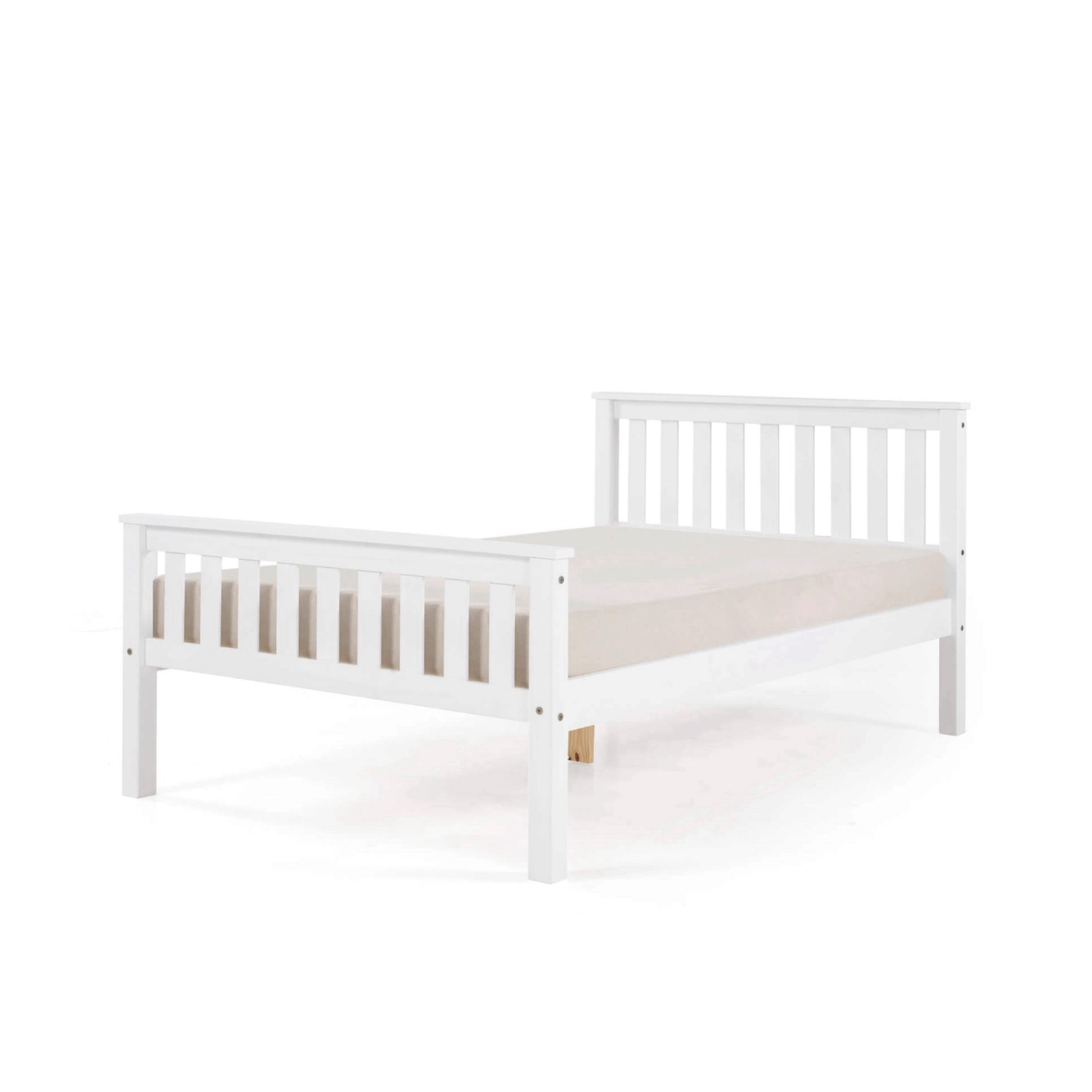 Manila HFE Pine Bed 4 Foot White