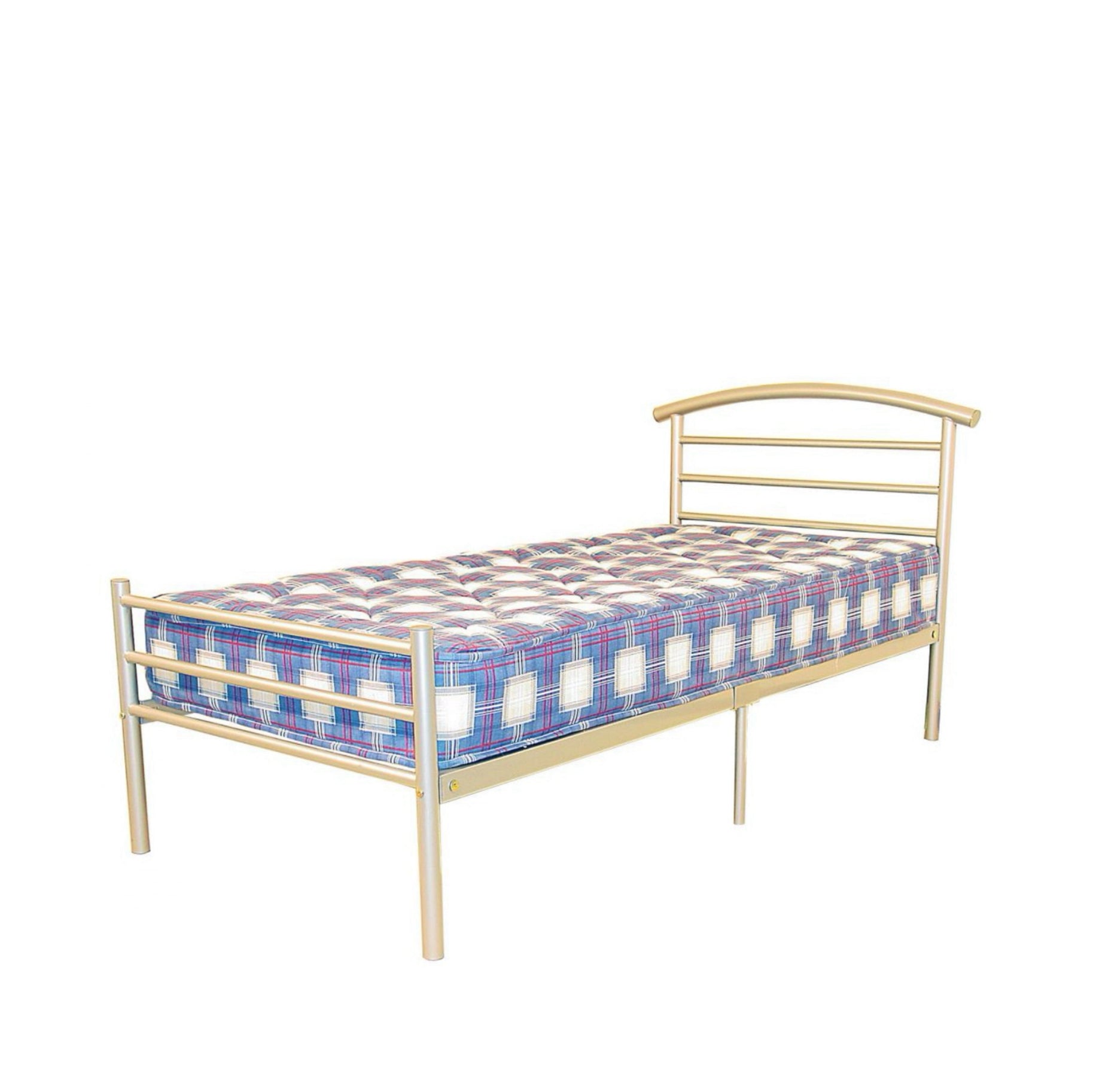 Brenington Single Bed Silver