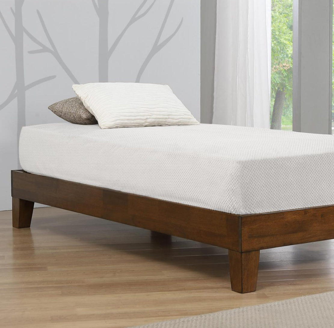 Charlie Platform Bed Single Rustic Oak