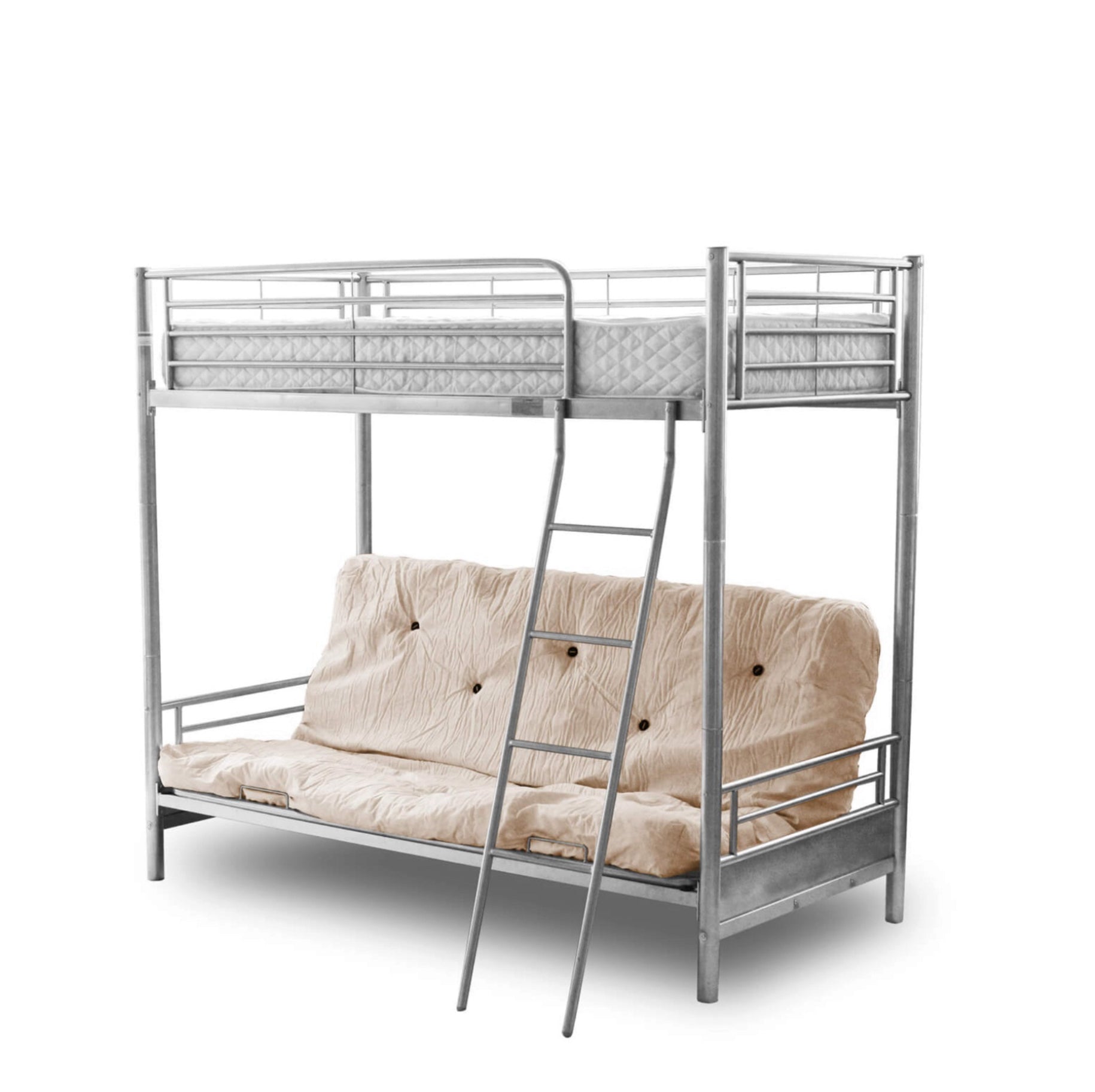 Alaska Futon Bunk Bed Silver