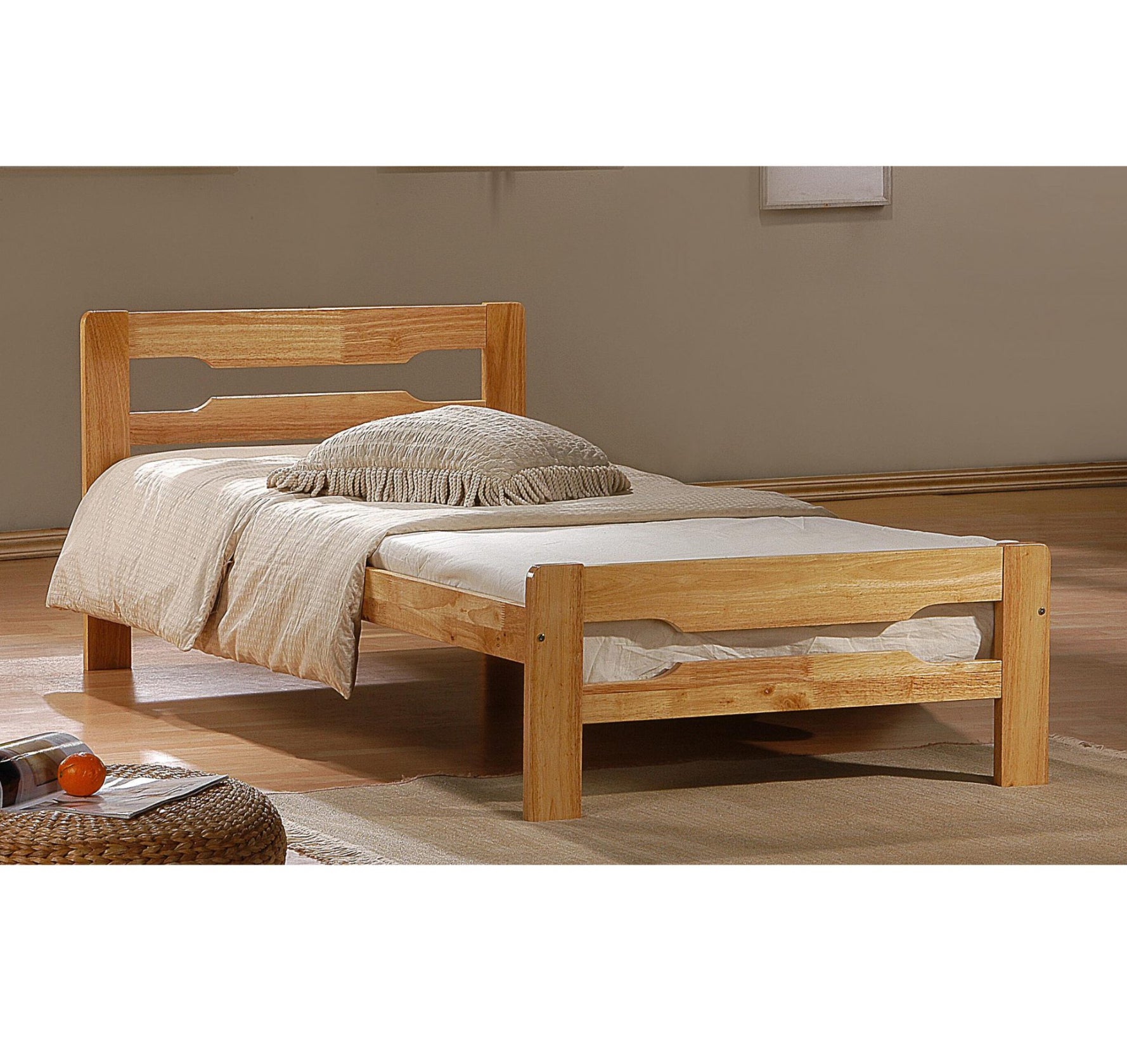 Amelia Solid Wood Single Bed