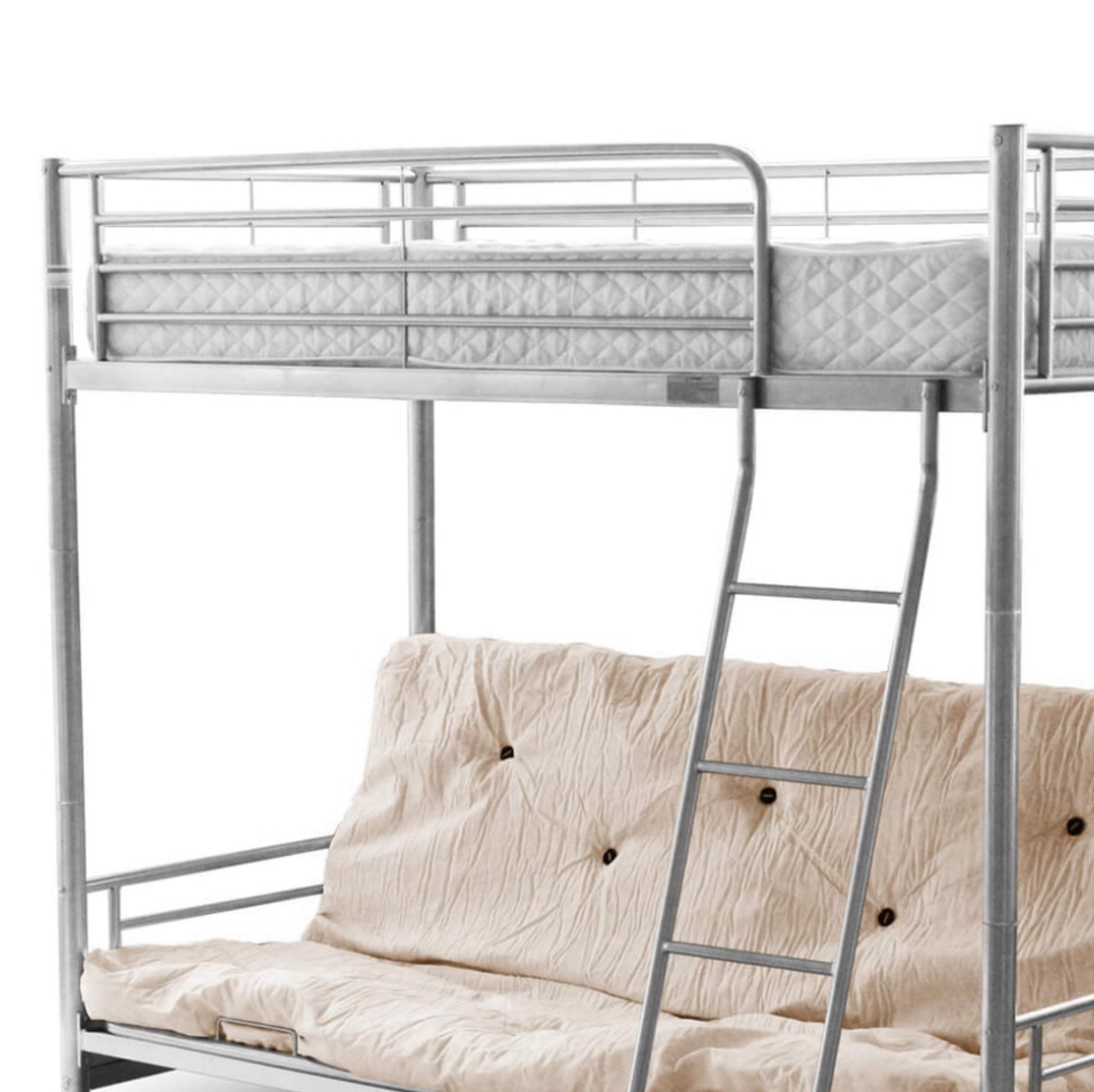 Alaska Futon Bunk Bed Silver