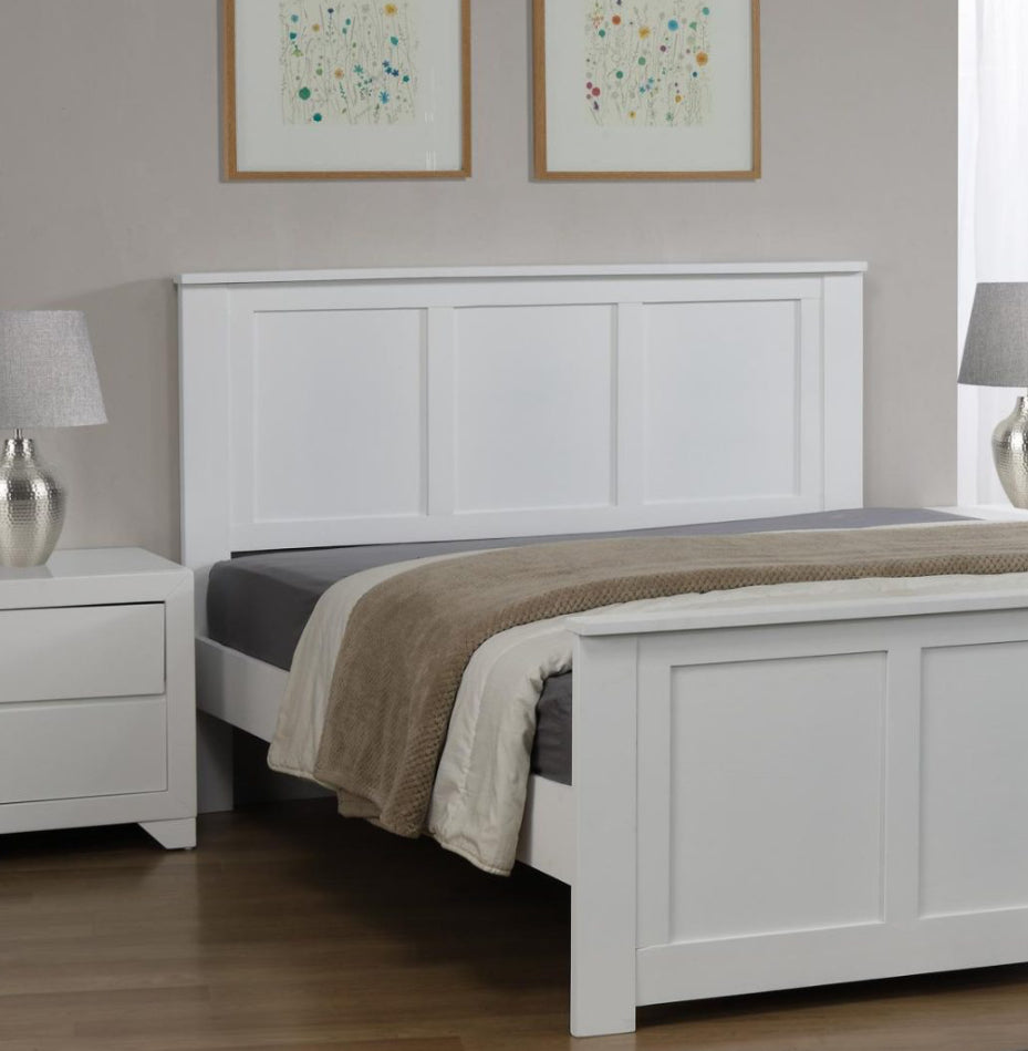 Mali Single Bed White