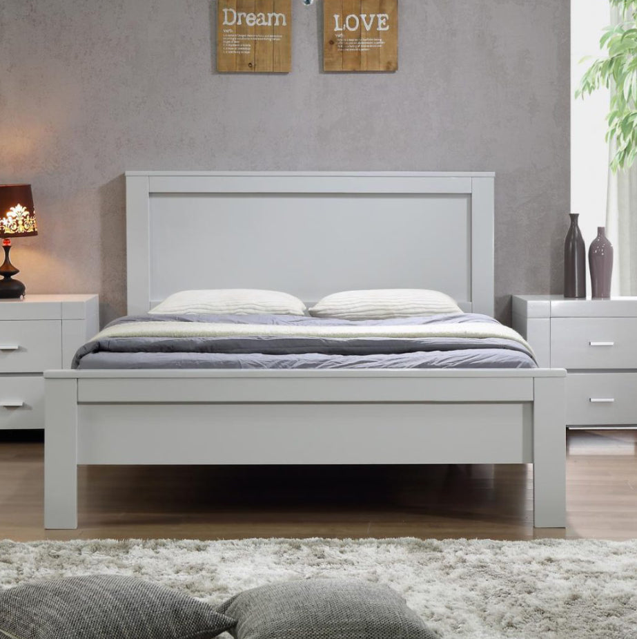 California Double Bed Grey