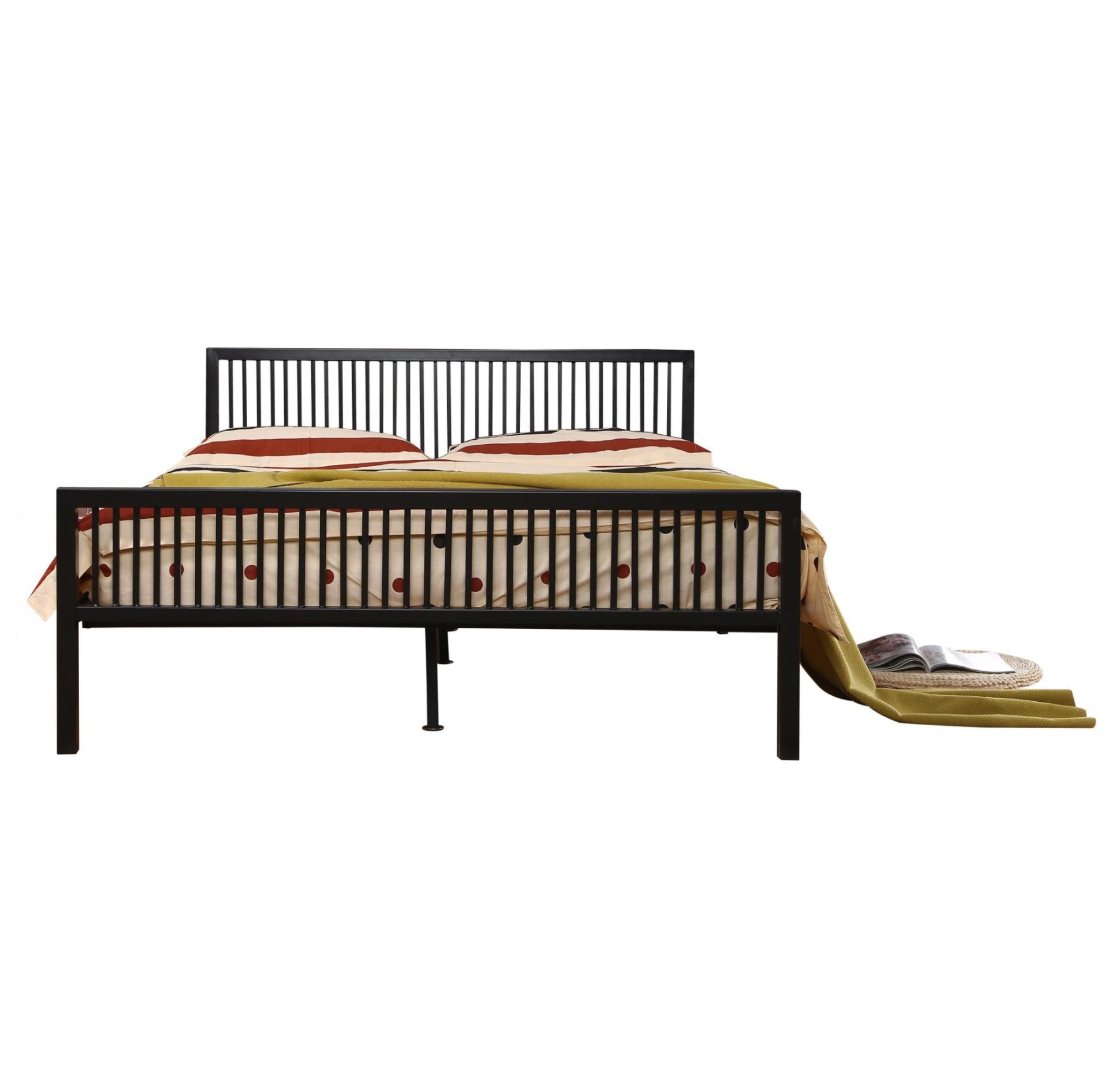 Karachi King Size Bed Black