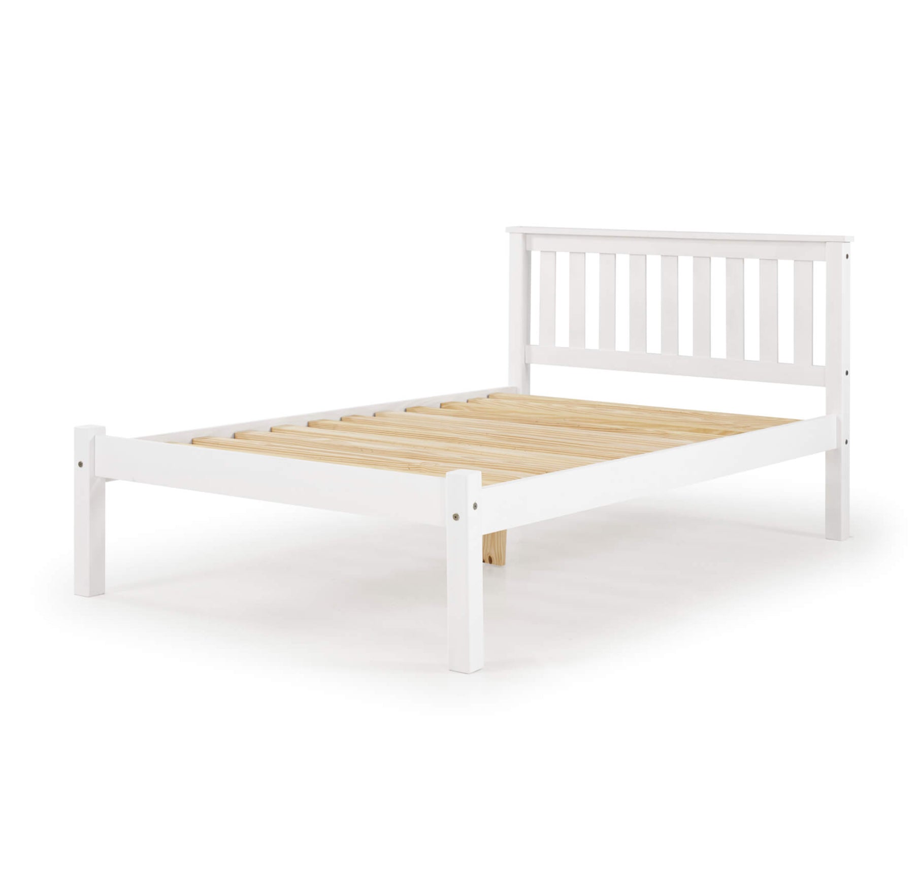 Manila LFE Pine Bed Single White