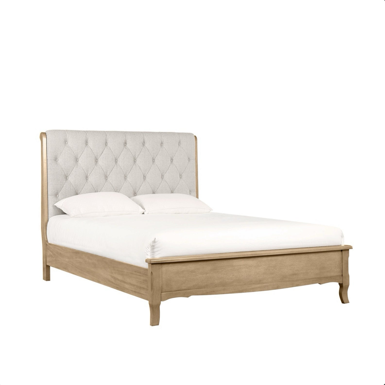 Limoge Skylar Double Bed in Weathered Oak