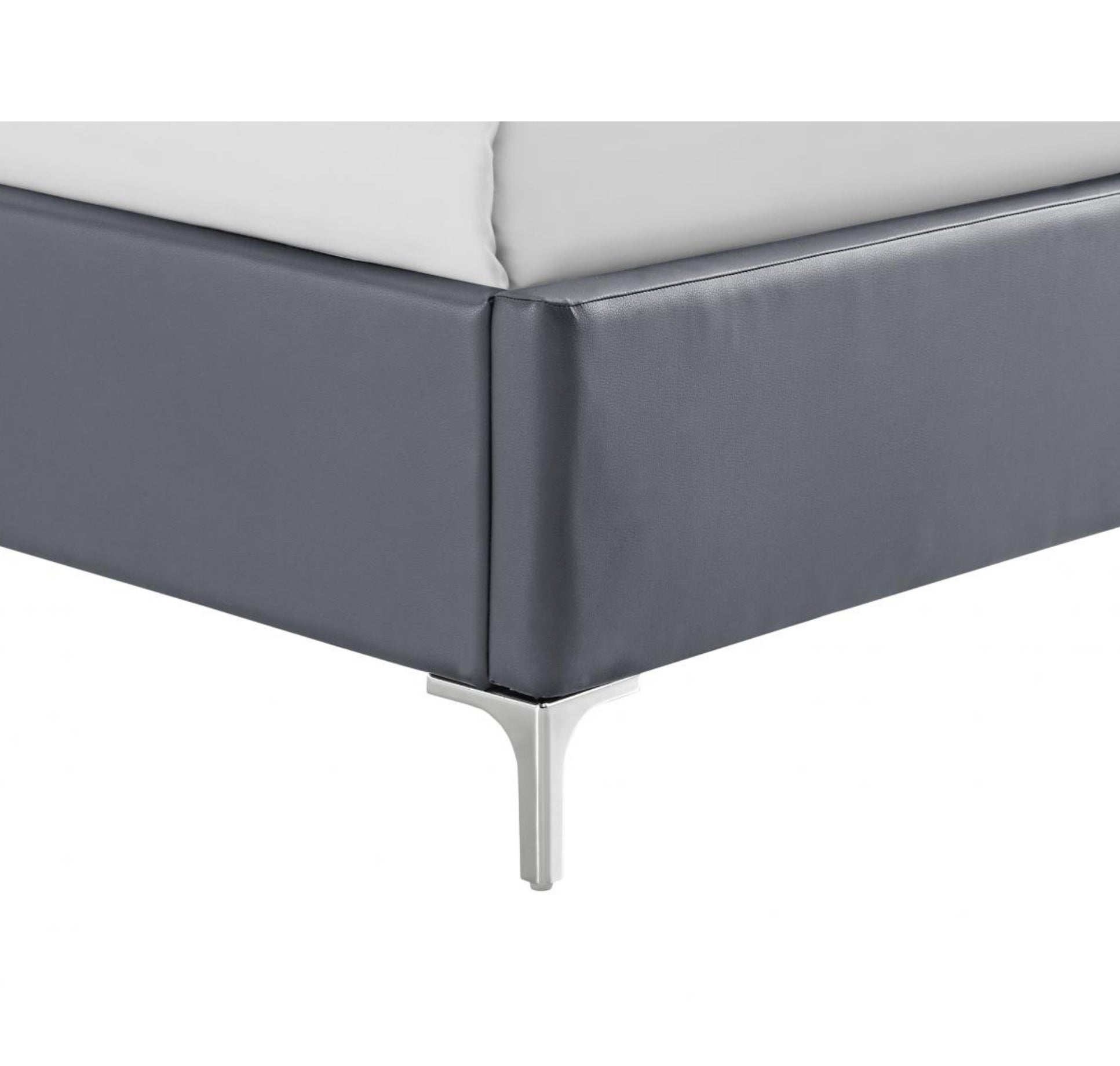 Arco PU Single Bed Grey