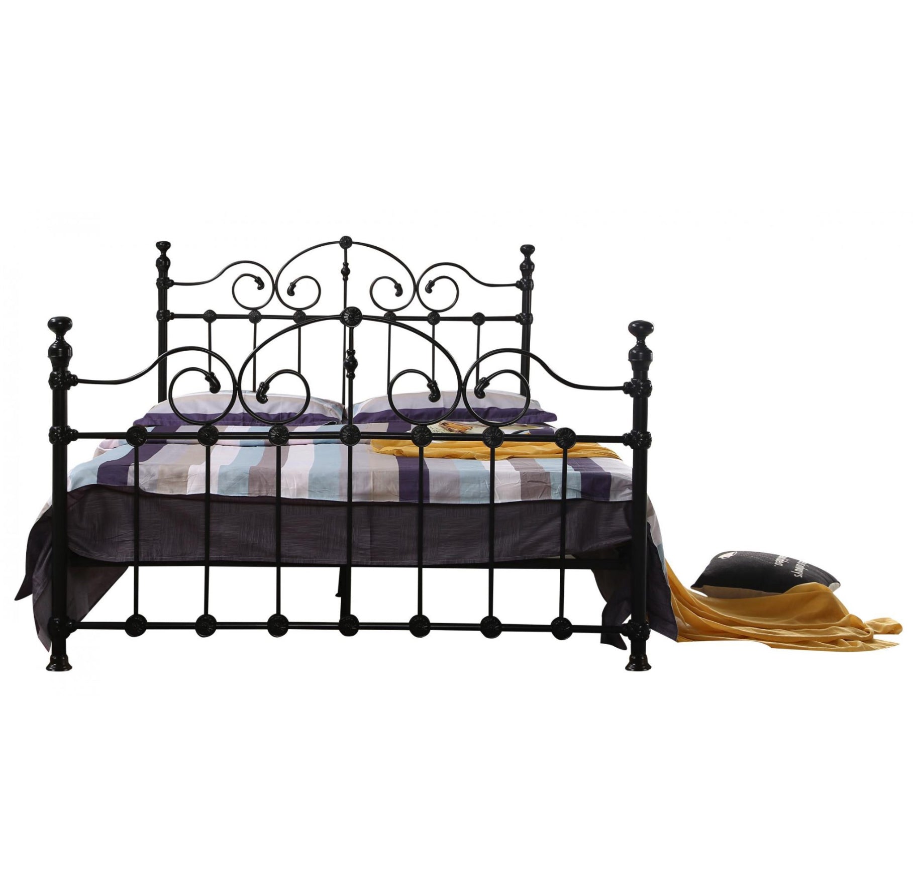 Inglewood King Size Bed Black