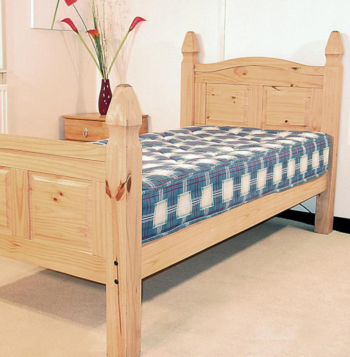 Corona Bed Double High Footend