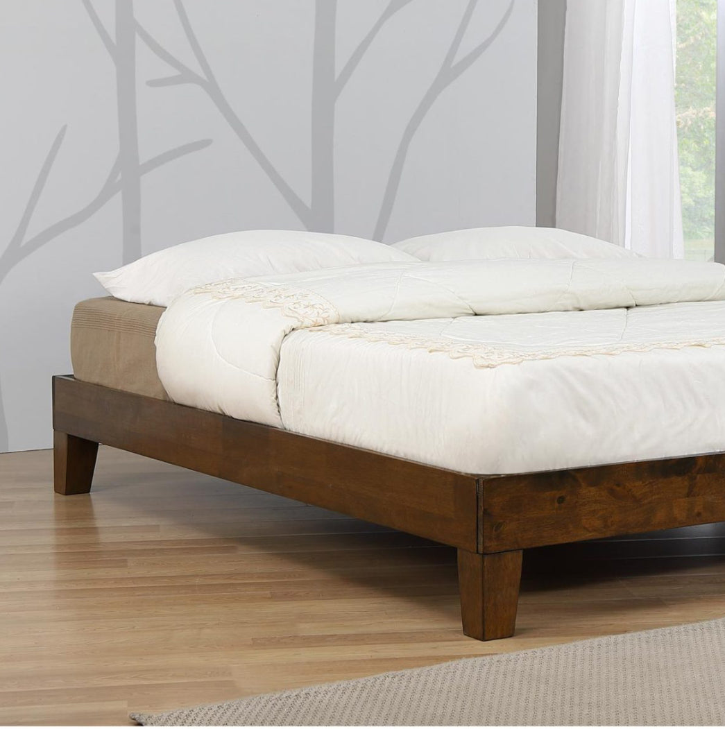 Charlie Platform Bed King Size Rustic Oak