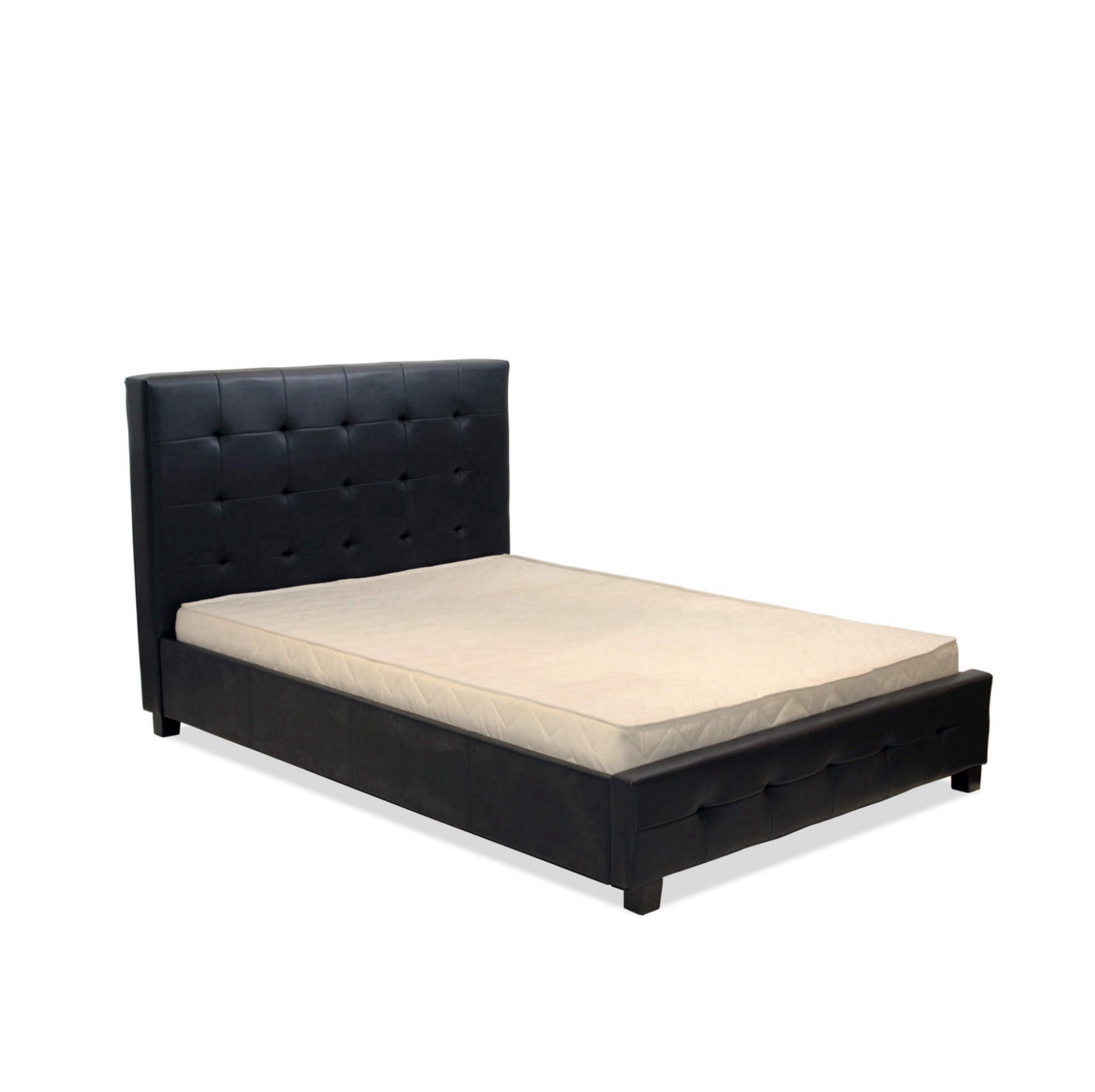 Lattice PU King Size Bed