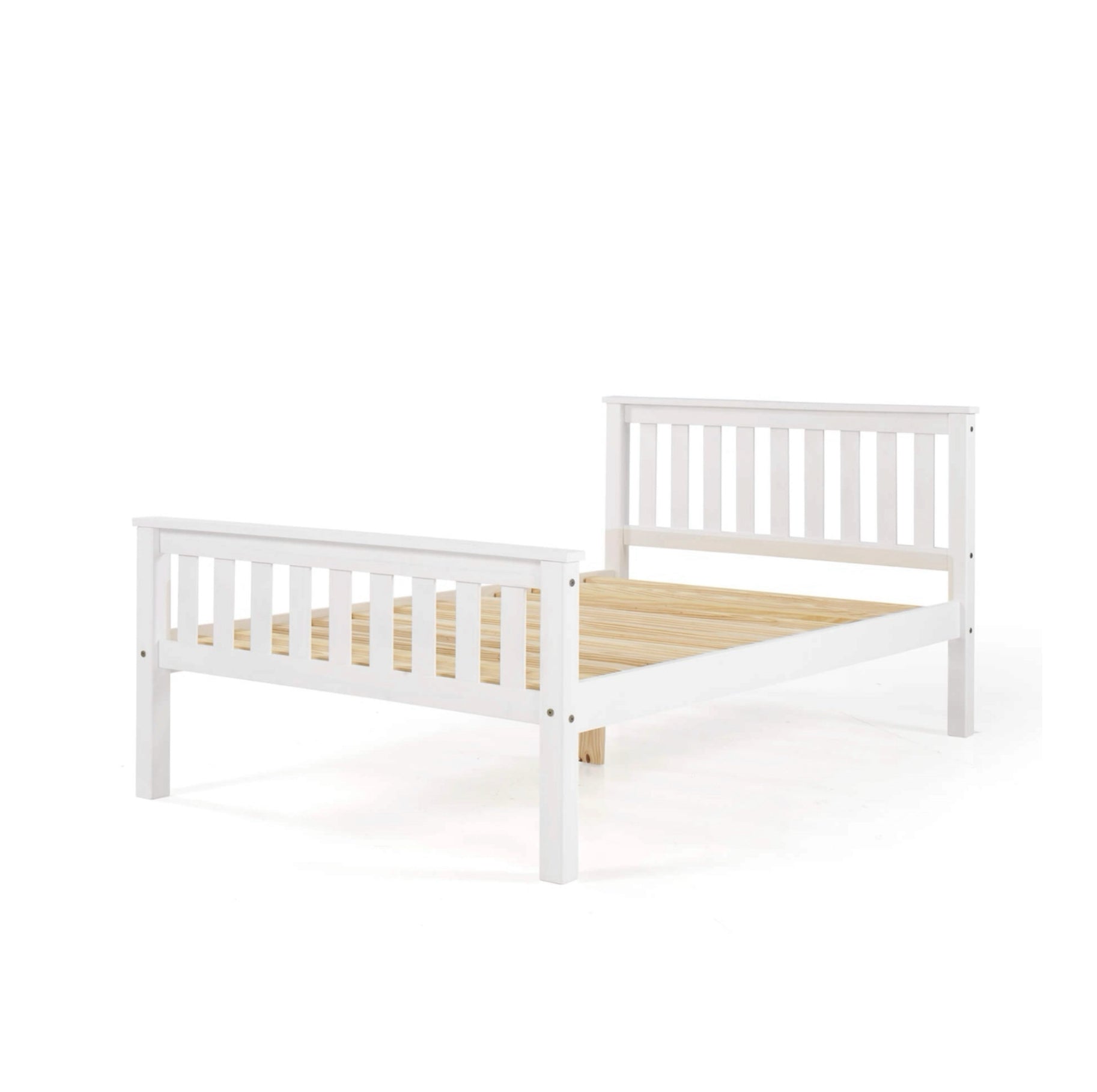 Manila HFE Pine Bed King Size White