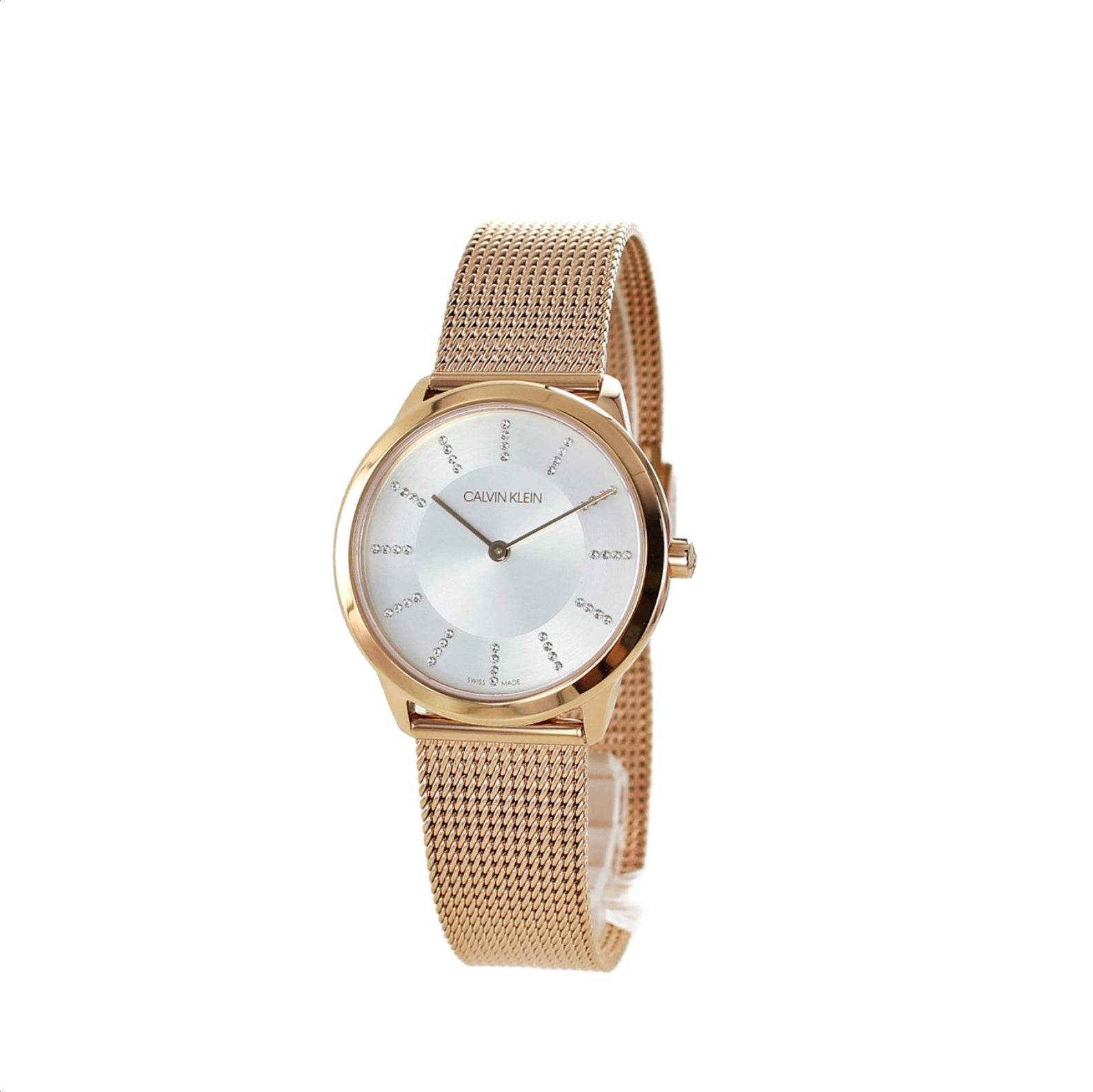 Calvin Klein Minimal Rose Gold Quartz Ladies Watch K3M22Y2X