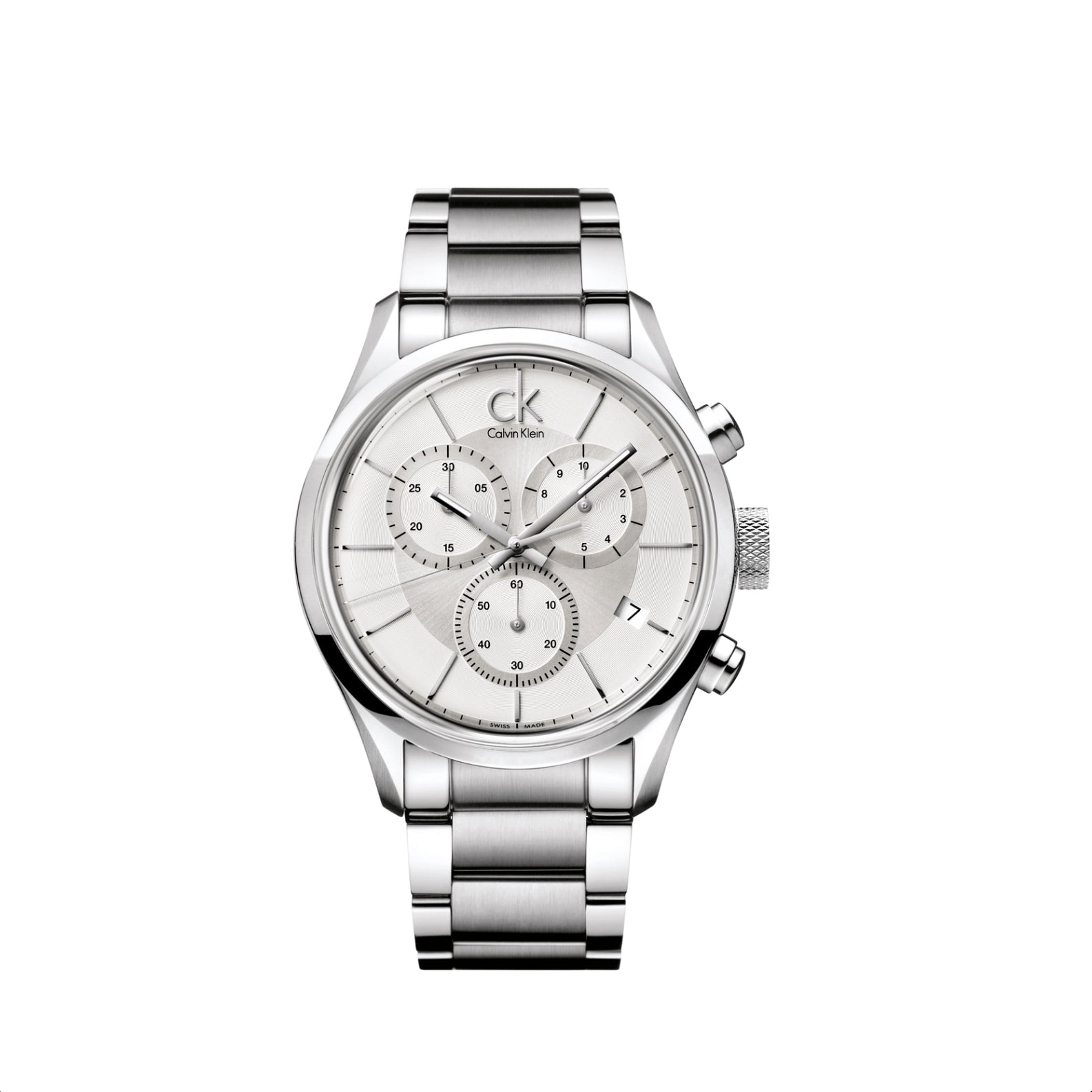 Calvin Klein Masculine Silver Chronograph Men's Watch K2H27126