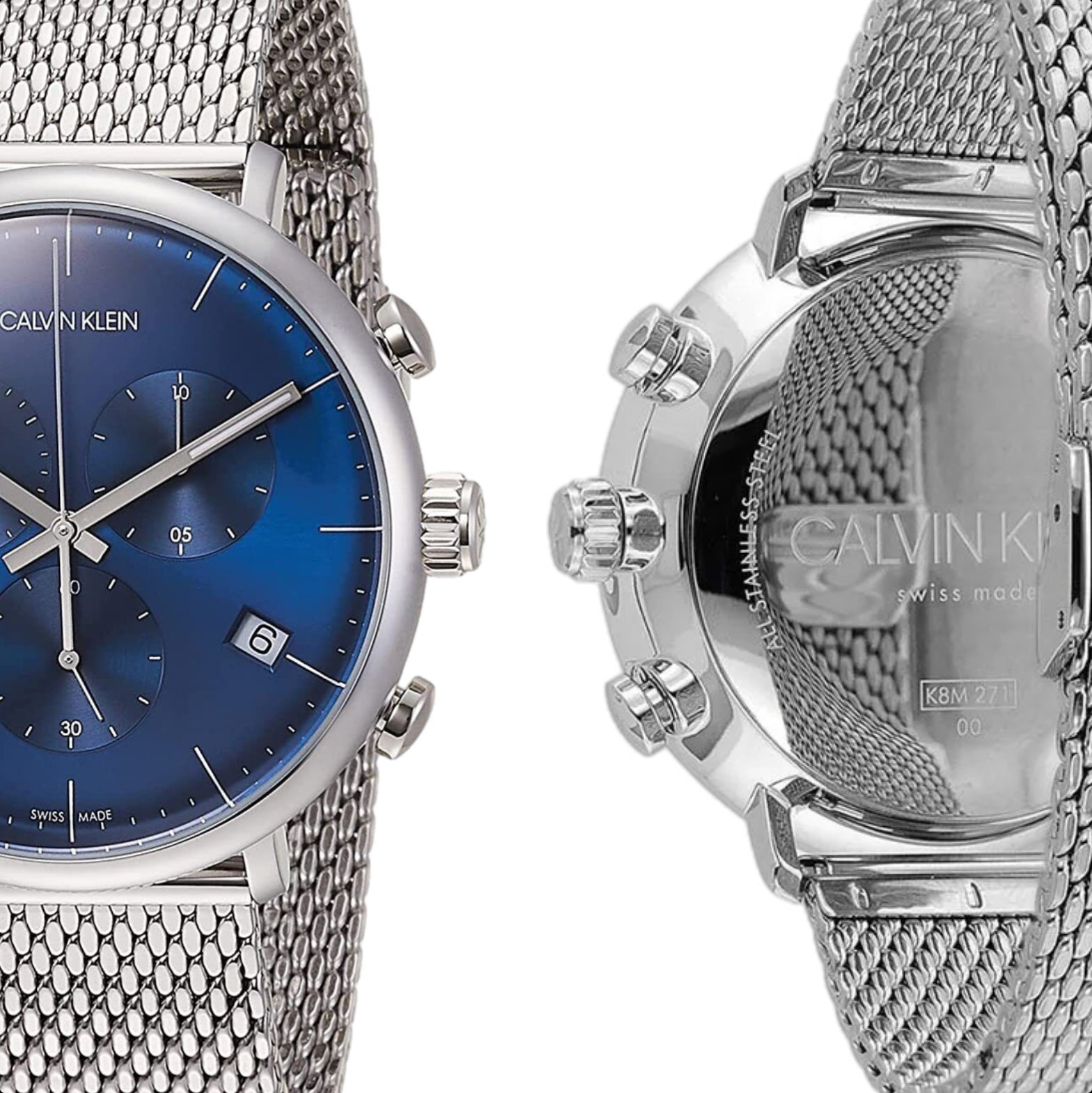 Calvin Klein High Noon Blue Dial Chronograph Men's Watch K8M2712N