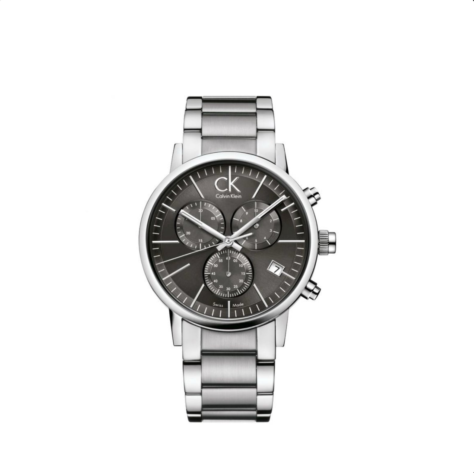 Calvin Klein Post Minimal Silver Chronograph Men's Watch K7627161